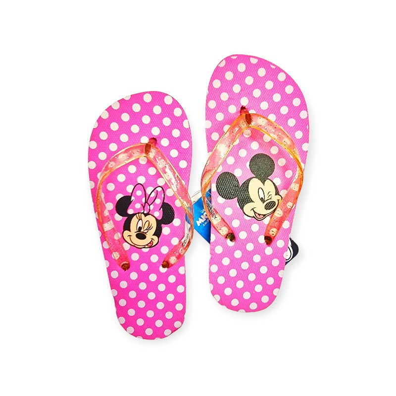 Infradito Rosa con pois bianchi Minnie Mouse