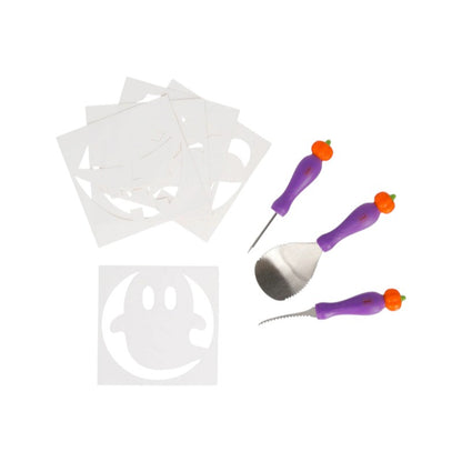 Kit di attrezzi e stampini perfetti per intagliare le tue zucche di Halloween