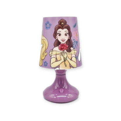 Lampada da scrivania Disney Principesse. Funziona a batterie AA Stilo, senza fili, la puoi spostare dove vuoi per tutta la tua camera