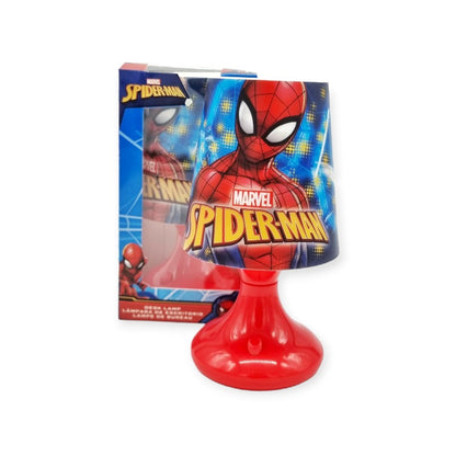 Lampada da scrivania Spiderman. Funziona a batterie AA Stilo, senza fili, la puoi spostare dove vuoi per tutta la tua camera