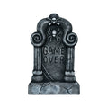 Lapide decorativa di Halloween Game Over con teschio, ragno ed effetto pietra: decorazione horror per giardino e feste a tema. Su Viano Shop!