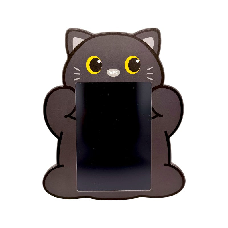 Lavagnetta tablet disegna scrivi e cancella a forma di gatto nero