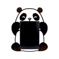 Tablet scrivi disegna e cancella a tema panda