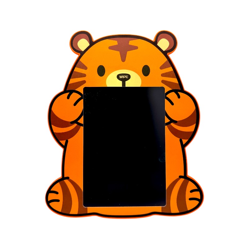 Tablet scrivi disegna e cancella a forma di tigre
