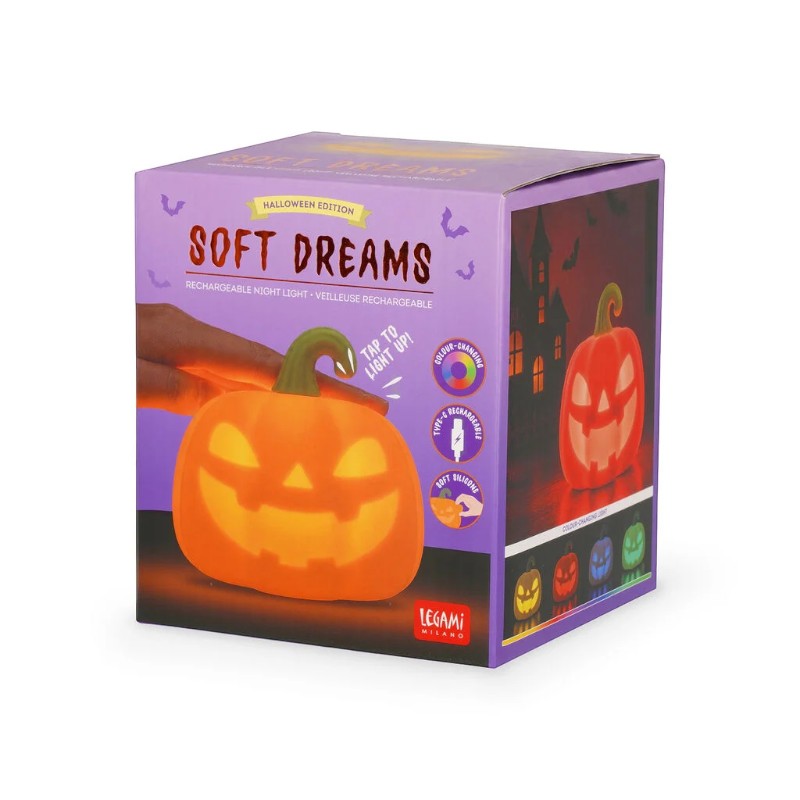 Lampada Notturna Soft - Zucca Halloween - Legami