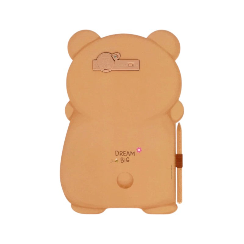 Lavagna magica Legami Orso: tavoletta LCD 8 pollici con penna, tratto arcobaleno e tasto cancella, senza luce blu. Scoprila su Viano Shop!