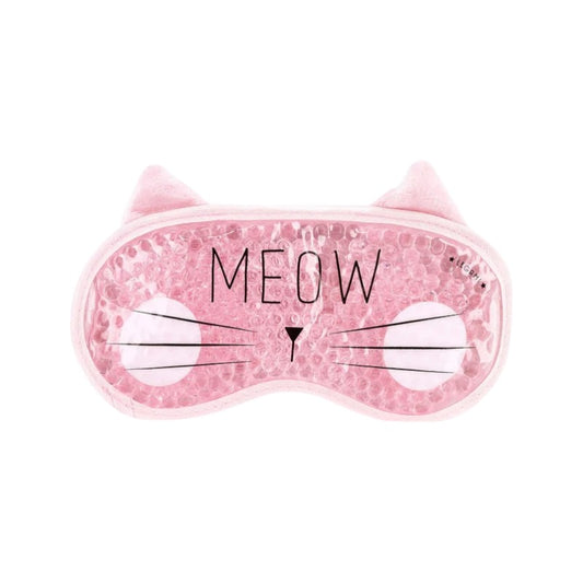 Bellissima maschera a gel per occhi legami a tema gattino