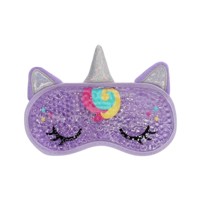 Bellissima maschera a gel per occhi legami a tema unicorno