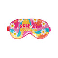 Mascherina per dormire Legami Keep on Blooming Nap Queen super morbida con arcobaleno e margherite groovy. Scoprila su Viano Shop!