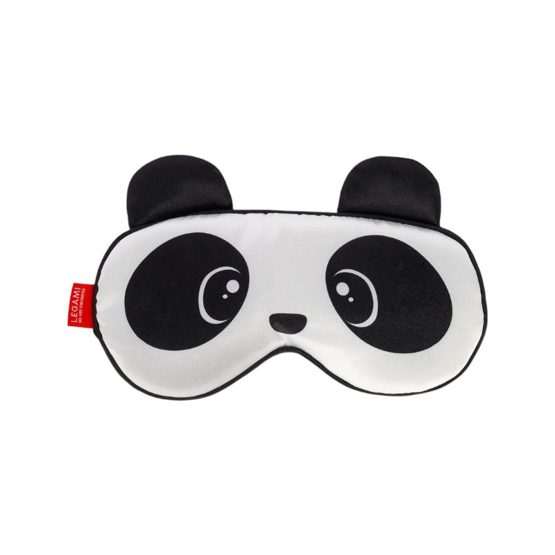 Mascherina per dormire Legami Panda Nap Queen super morbida con orecchiette: per un sonno di bellezza senza interruzioni. Su Viano Shop!
