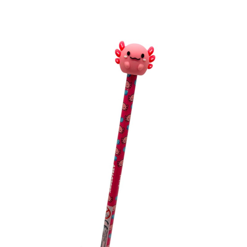 Matite HB animali I-Total — legno decorato con topper animaletto kawaii 3D, tanti soggetti da collezionare. Regalo originale per bambini.