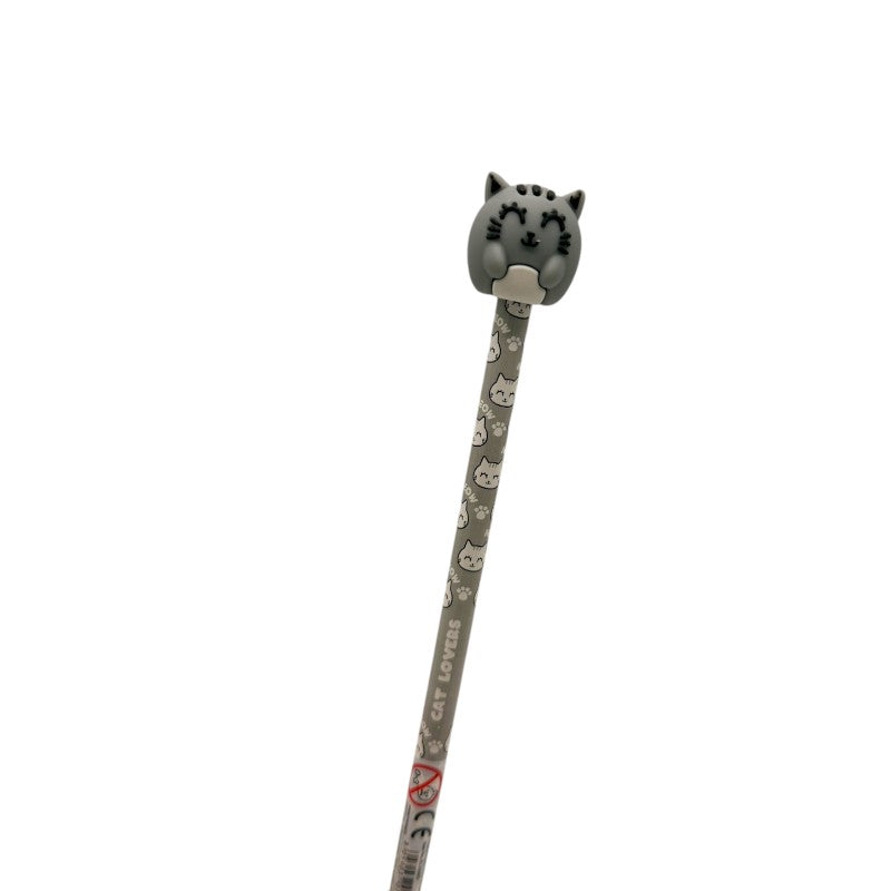 Matite HB animali I-Total — legno decorato con topper animaletto kawaii 3D, tanti soggetti da collezionare. Regalo originale per bambini.