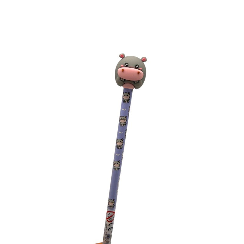 Matite HB animali I-Total — legno decorato con topper animaletto kawaii 3D, tanti soggetti da collezionare. Regalo originale per bambini.