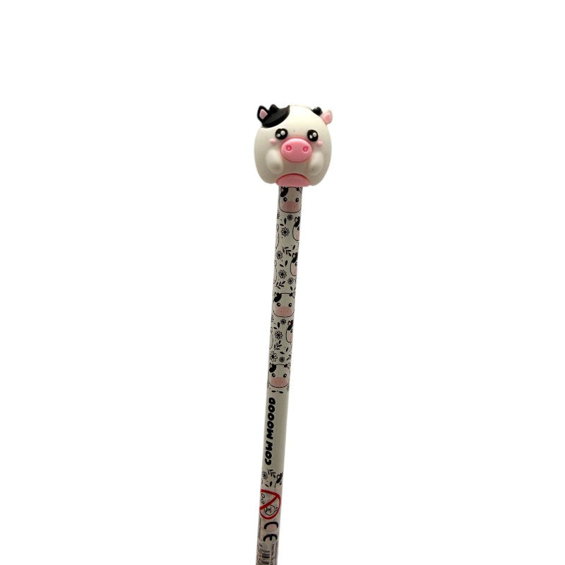 Matite HB animali I-Total — legno decorato con topper animaletto kawaii 3D, tanti soggetti da collezionare. Regalo originale per bambini.