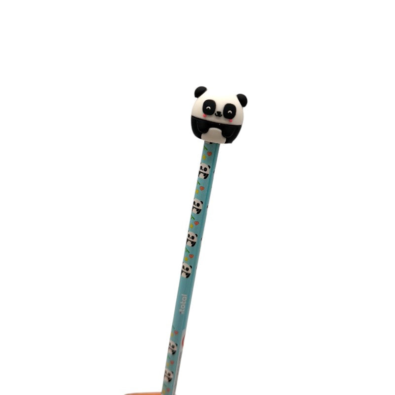 Matite HB animali I-Total — legno decorato con topper animaletto kawaii 3D, tanti soggetti da collezionare. Regalo originale per bambini.