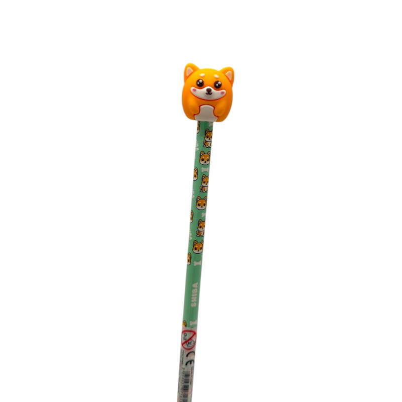 Matite HB animali I-Total — legno decorato con topper animaletto kawaii 3D, tanti soggetti da collezionare. Regalo originale per bambini.