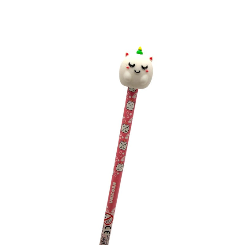Matite HB animali I-Total — legno decorato con topper animaletto kawaii 3D, tanti soggetti da collezionare. Regalo originale per bambini.