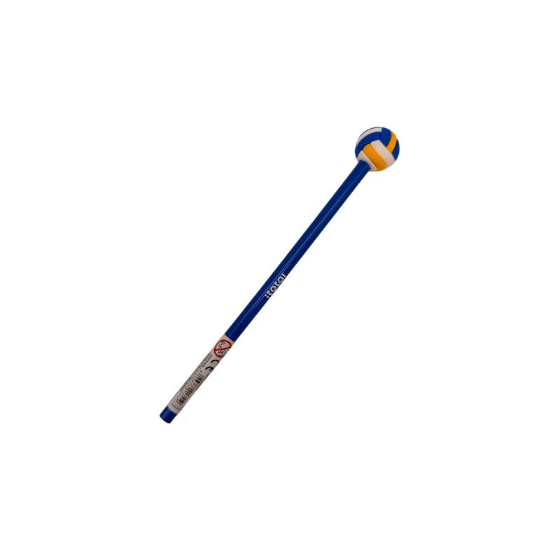 Matite HB sport I-Total — legno con topper pallone 3D, varianti calcio, basket, tennis, pallavolo. Regalo originale per bambini sportivi.