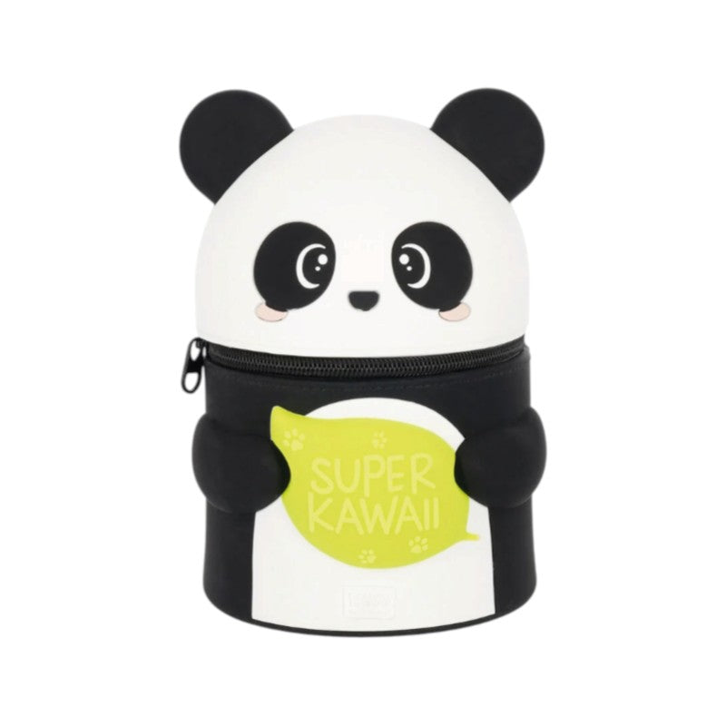 Astuccio Maxi Kawaii Legami Panda in silicone morbido: diventa portapenne da tavolo e contiene fino a 100 penne. Scoprilo su Viano Shop!