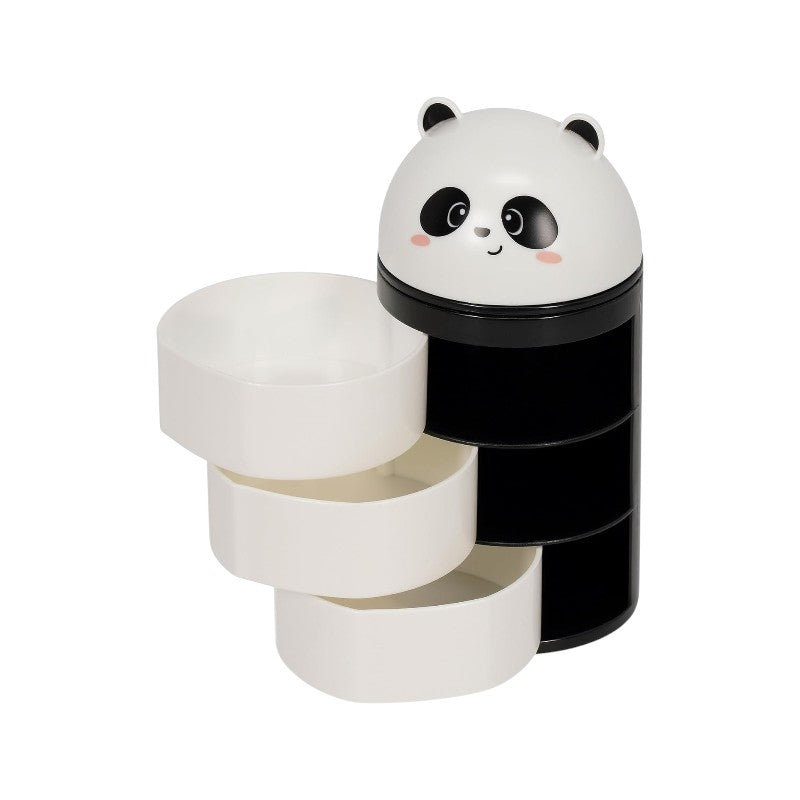 Bellissimo contenitore da scrivania legami a tema Panda