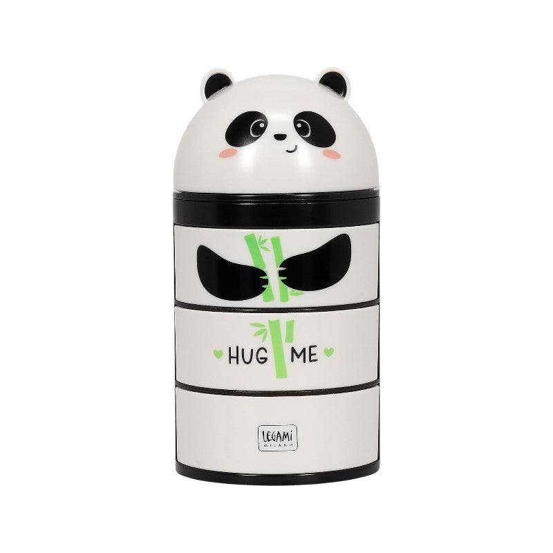 Bellissimo contenitore da scrivania legami a tema Panda