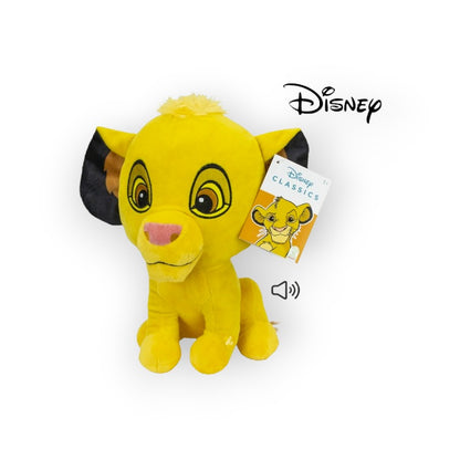 Fantastico peluche disney di Simba de il re leone. Materiale di altissima qualità, alto 30cm con suono.