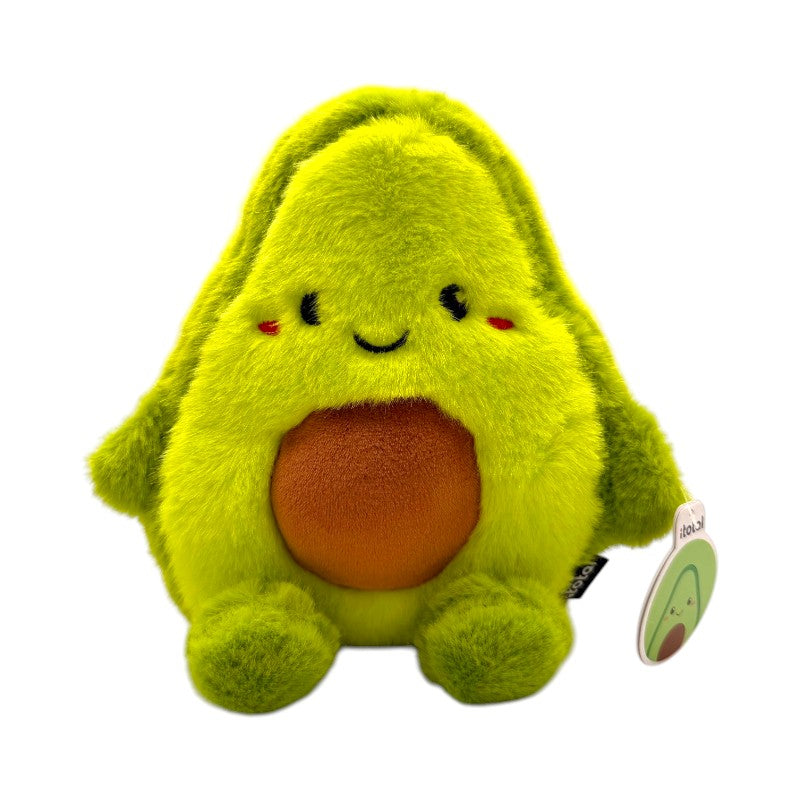 Peluche avocado kawaii I-Total Fresh Market 18cm: pelo morbidissimo, nocciolo in rilievo e faccino sereno. Regalo trendy per bambini e amanti kawaii. Scoprilo!
