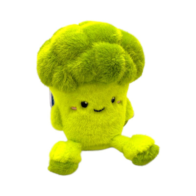 Peluche broccolo kawaii I-Total Fresh Market 18cm: pelo morbidissimo e faccino sorridente. Regalo originale per bambini e amanti del kawaii. Scoprilo!
