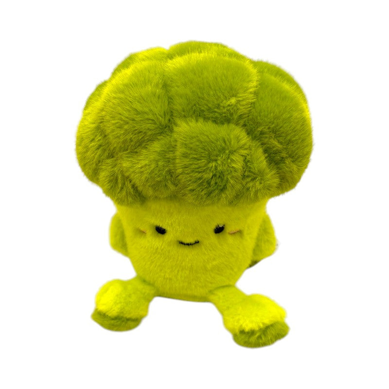 Peluche broccolo kawaii I-Total Fresh Market 18cm: pelo morbidissimo e faccino sorridente. Regalo originale per bambini e amanti del kawaii. Scoprilo!