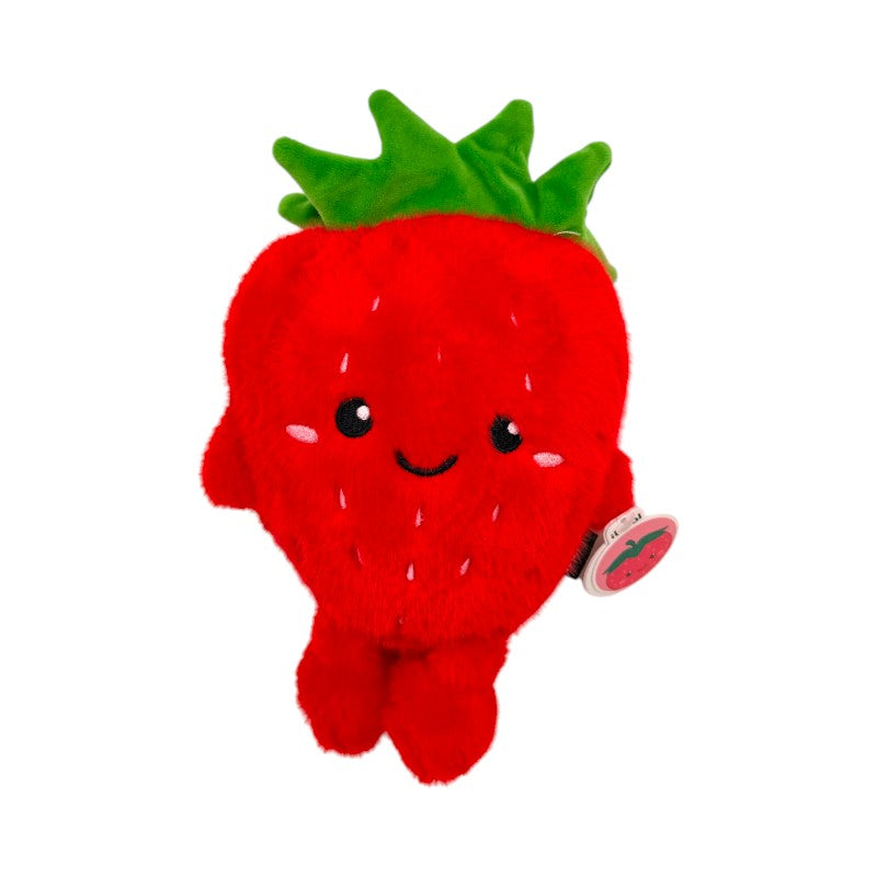 Peluche fragola kawaii I-Total Fresh Market 18cm: pelo morbidissimo e faccino assonnato. Regalo originale e tenero per bambini e amanti del kawaii. Scoprilo!

