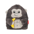 Peluche gorilla Legami Super Soft — pelo ultra-soffice, faccina kawaii ricamata, bananina gialla, formato compatto. Regalo morbidissimo e originale.