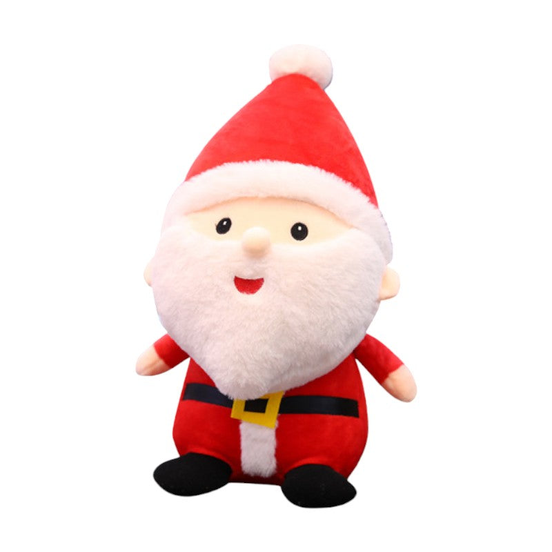 Bellissimo peluche natalizio a forma di Babbo Natale