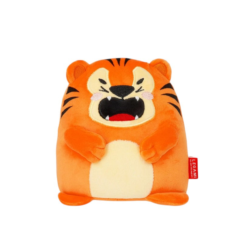 Peluche Legami Tigre kawaii morbidissimo con musetto ricamato che ruggisce: da coccolare o regalare. Scoprilo su Viano Shop!
