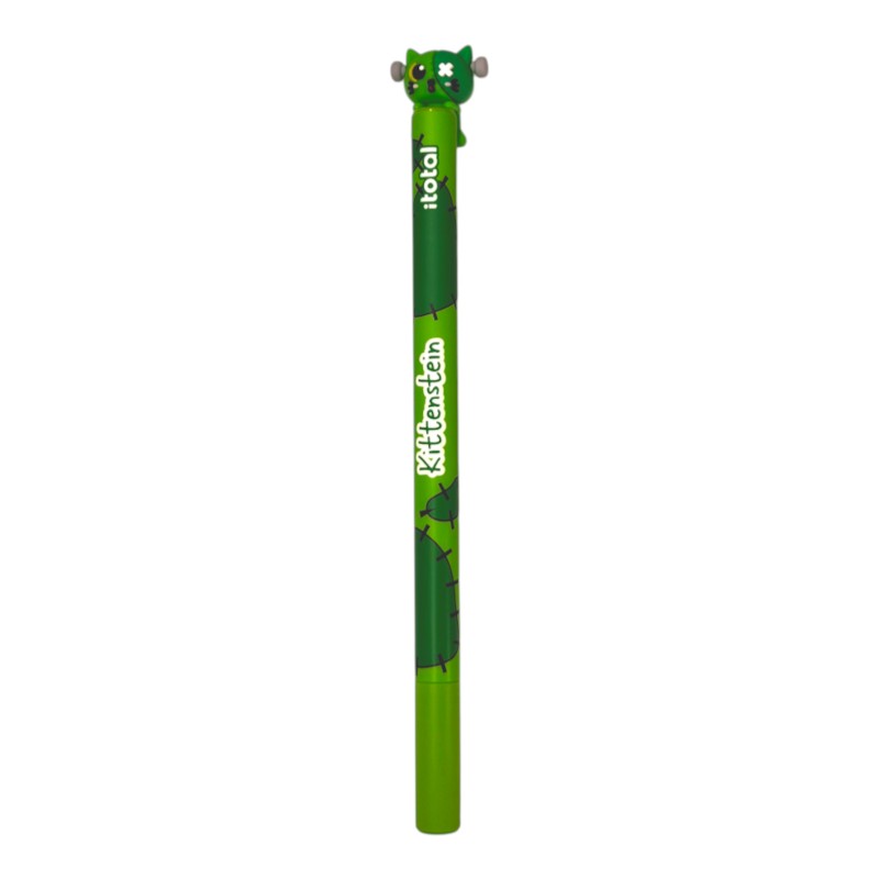 Penna cancellabile iTotal Climby Halloween: topper 3D gattino travestito, inchiostro cancellabile. La penna kawaii da collezione! Scoprila
