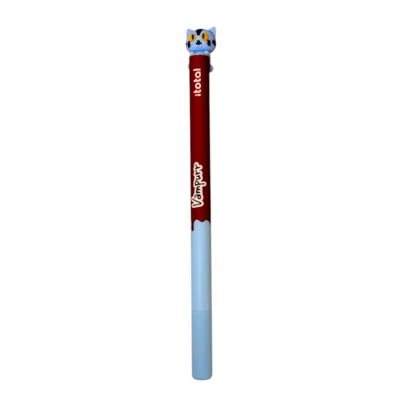 Penna cancellabile iTotal Climby Halloween: topper 3D gattino travestito, inchiostro cancellabile. La penna kawaii da collezione! Scoprila