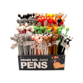 Penne gel Shake I-Total — topper animale 3D kawaii, meccanismo shake, inchiostro gel nero. Regalo originale per bambini e amanti della cartoleria.