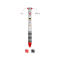 Bellissima penna a sfera legami Click&clak due colori a tema robot