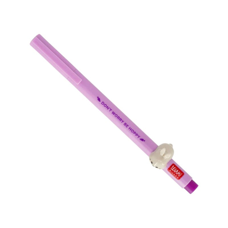 Bellissima penna a gel Legami Lovely Friends con animaletto rimovibile 3D