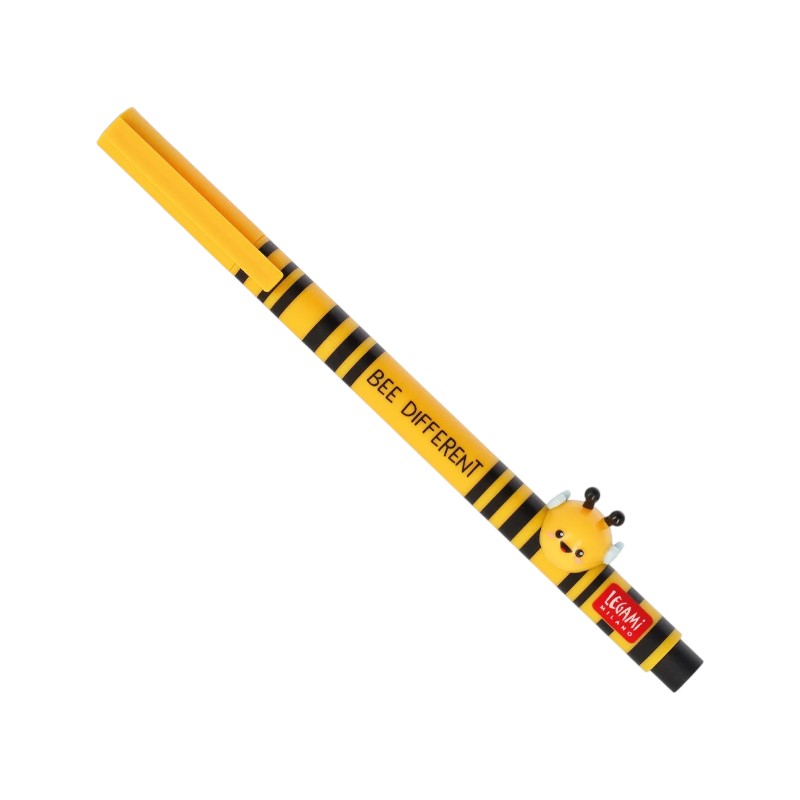 Bellissima penna a gel Legami Lovely Friends con animaletto rimovibile 3D a forma di ape