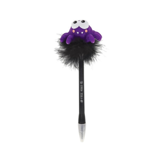Bellissima penna a gel legami limited edition a tema Halloween con un ragnetto che si illumina