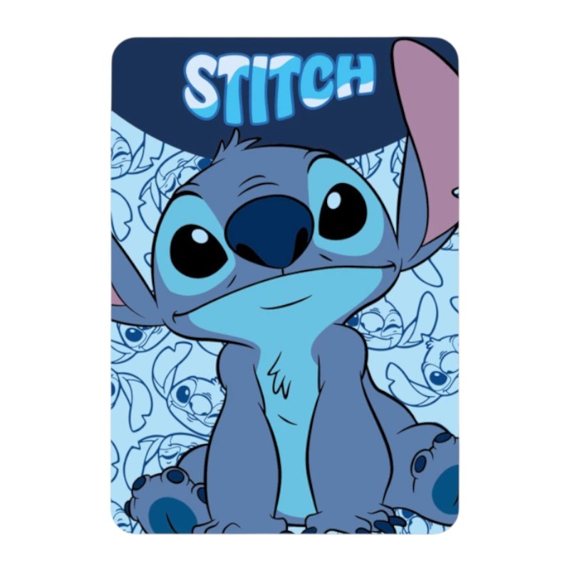 Bellissimo plaid Disney in pile a tema Stitch