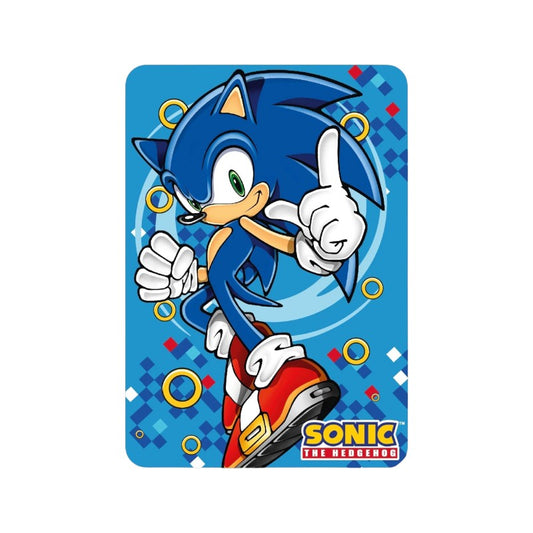 Bellissimo plaid in pile a tema Sonic Prime