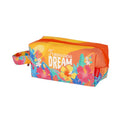 Pochette termica spiaggia Legami Tropicana Dream 18x14cm: cotone canvas + interno EVA, zip arancione, laccetto. Protegge creme e smartphone dal caldo. Scoprila!
