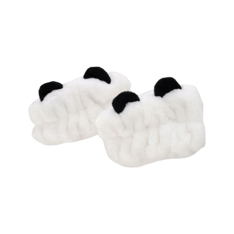 Polsini antigoccia Legami Panda Stop the Drop: coppia di fasce morbide per lavare il viso senza bagnarsi. Scoprili su Viano Shop!