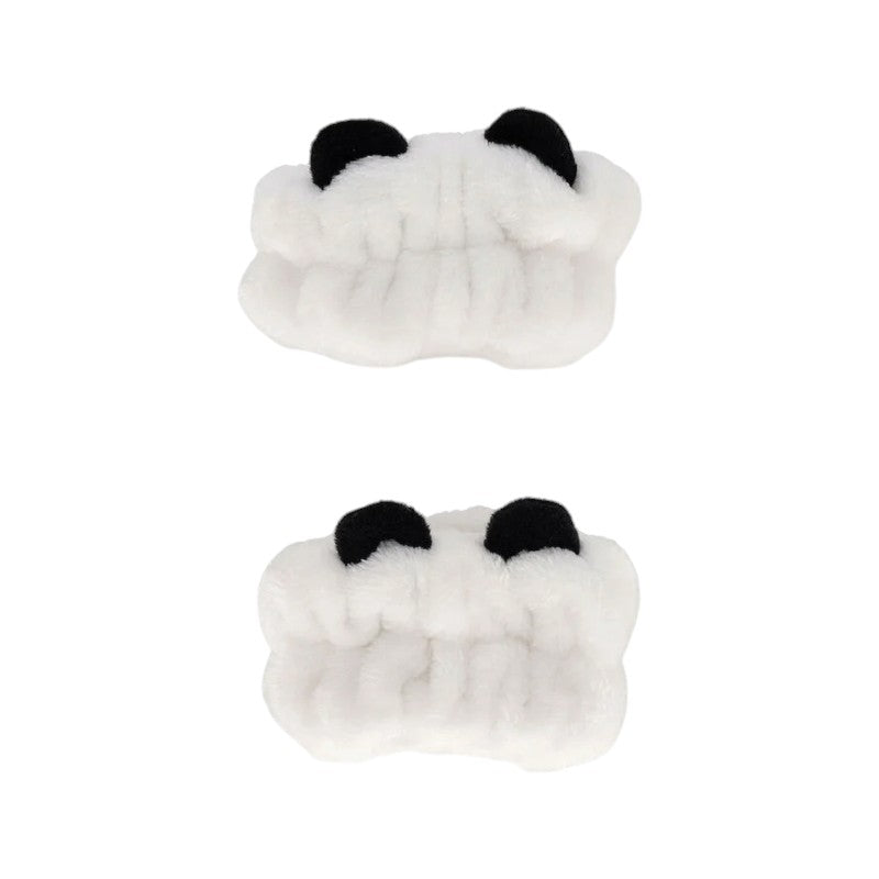Polsini antigoccia Legami Panda Stop the Drop: coppia di fasce morbide per lavare il viso senza bagnarsi. Scoprili su Viano Shop!
