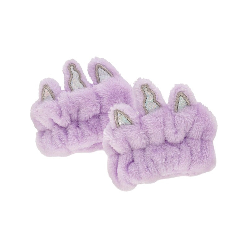 Polsini antigoccia Legami Unicorno Stop the Drop: coppia di fasce morbide per lavare il viso senza bagnarsi. Scoprili su Viano Shop!