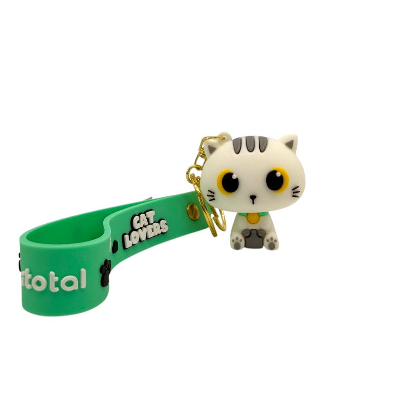 Portachiavi 3D kawaii I-Total — ciondolo animali e personaggi, anello robusto, tanti soggetti da collezionare. Regalo originale e pensierino perfetto.