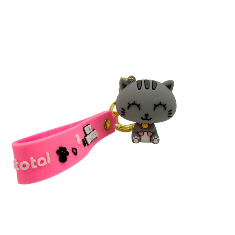 Portachiavi 3D kawaii I-Total — ciondolo animali e personaggi, anello robusto, tanti soggetti da collezionare. Regalo originale e pensierino perfetto.