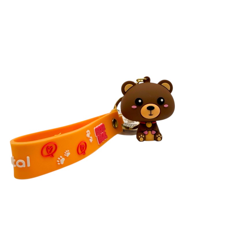 Portachiavi 3D kawaii I-Total — ciondolo animali e personaggi, anello robusto, tanti soggetti da collezionare. Regalo originale e pensierino perfetto.