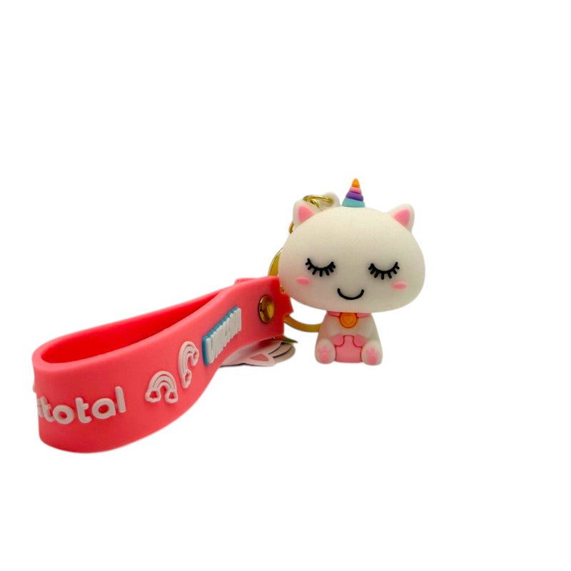 Portachiavi 3D kawaii I-Total — ciondolo animali e personaggi, anello robusto, tanti soggetti da collezionare. Regalo originale e pensierino perfetto.